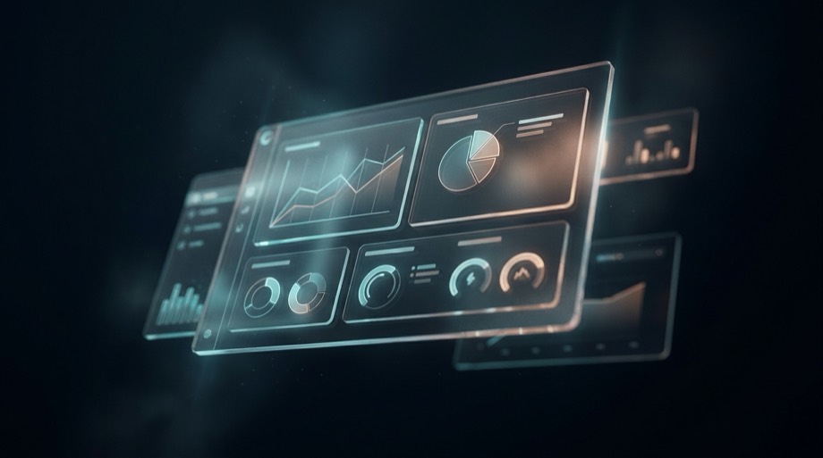 Apps a la medida — dashboard con paneles y métricas